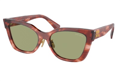 Miu Miu MU02ZS 12Q60D Red Sunglasses