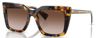 Miu Miu MU02WS VAU6S1 Brown Sunglasses