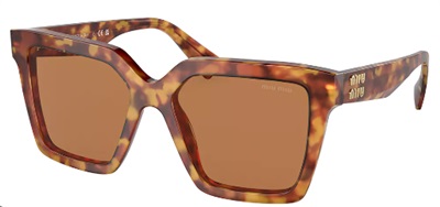 Miu Miu MU03YS 4BW2Z1 Light Brown Sunglasses