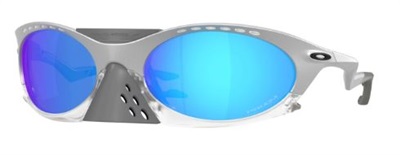 Oakley Plantaris OO9437 Silver Mirrored Sunglasses 943713