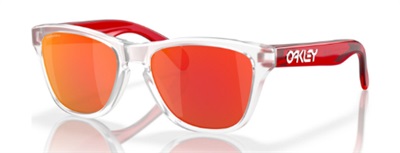 Oakley Genç 11-15 Frogskins Xxs OJ9009 Güneş Gözlüğü Şeffaf 900908 Prizm