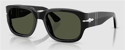 Persol PO3380S Black/Silver 95/31 Mineral Sunglasses
