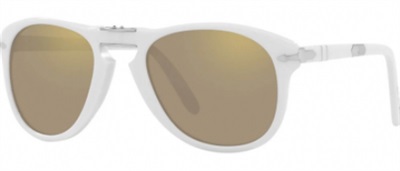 Persol İndirimli PO0714SM Güneş Gözlüğü Beyaz 1191AM Mineral