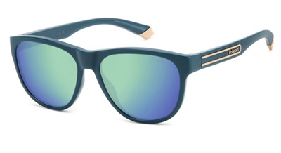 Polaroid PLD2156/S ZI95Z Turquoise Polarised Mirrored Sunglasses