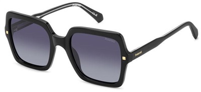 Солнцезащитные очки Polaroid PLD4165/S/X 807WJ, чёрные, поляризационные