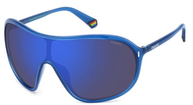 Polaroid PLD6216/S PJP5X Blue Mirrored Polarized Sunglasses