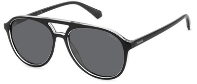 Polaroid PLD4162/S Polarized Sunglasses Black/Grey 7C5M9