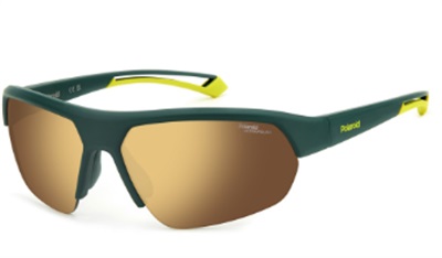Polaroid PLD7048/S GP7VV Green Mirrored Polarized Sunglasses