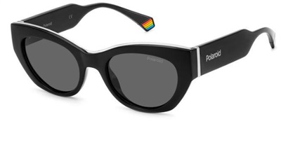 Солнцезащитные очки Polaroid PLD6199/S/X 807M9, чёрные, поляризационные