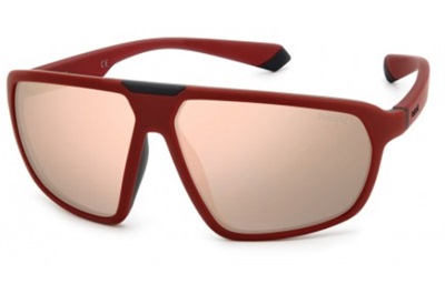 Polaroid PLD2142S T9HJQ Burgundy Mirrored Polarized Sunglasses