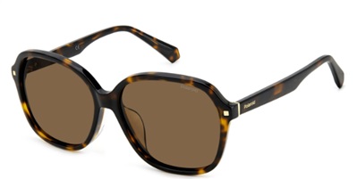 Polaroid PLD4112/F/S/X Sunglasses, Dark Brown 086SP, Polarized