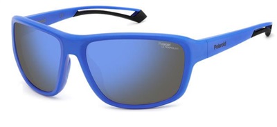 Polaroid PLD7049/S Blue Mirrored Polarized Sunglasses