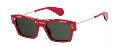 Polaroid İndirimli Pol PLD6045SX Güneş Gözlüğü Kırmızı C9AM9 Polarize