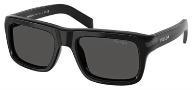 Prada D11S 16K08Z — чёрные солнцезащитные очки