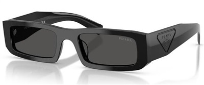 Prada PR D09SD Sunglasses, Black, 16K08Z