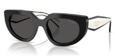 Prada PR D02S Güneş Gözlüğü Siyah Beyaz 20G08Z CR39 Organik 1.5