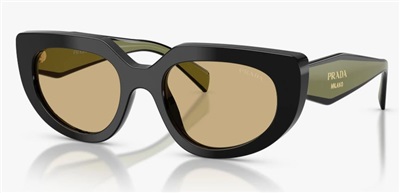 Prada D02S 03K10R — чёрные солнцезащитные очки