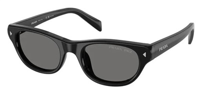 Prada PR C08S Sunglasses Black 16K90T Polarized