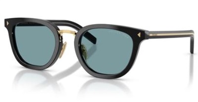 Prada PR C01SD солнцезащитные очки, чёрно-золотые 16K04D Mineral