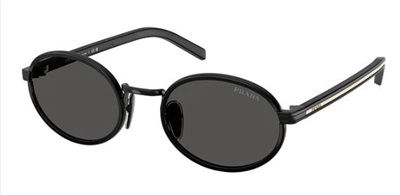 Prada PR B56S солнцезащитные очки, чёрные, AAV08Z CR39 Organic 1.5