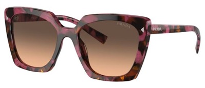 Prada PR23ZS Sunglasses Pink Brown 18N50C