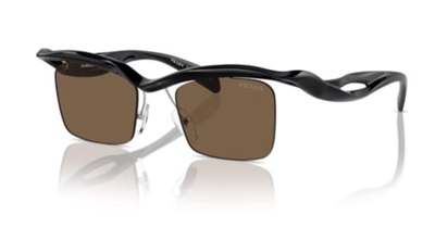 Солнцезащитные очки Prada A15S, чёрные, 1AB8C1