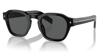 Солнцезащитные очки Prada PR A16S, чёрные, 16K731 Mineral
