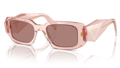 Prada PR17WS 19Q10D Розовые солнцезащитные очки