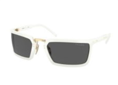 Prada A11S 4615S0, белые солнцезащитные очки