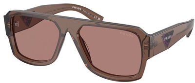Prada PR22YS Sunglasses, Dark Brown, 17O60B