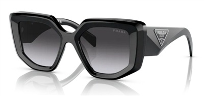 Prada PR14ZS солнцезащитные очки, чёрные, 1AB09S