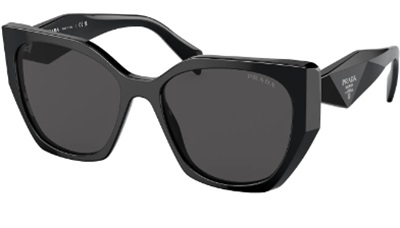 Prada PR19ZS чёрные солнцезащитные очки 1AB5S0
