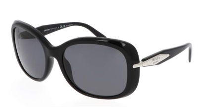 Солнцезащитные очки Prada PR04ZS, чёрные, 1AB5Z1