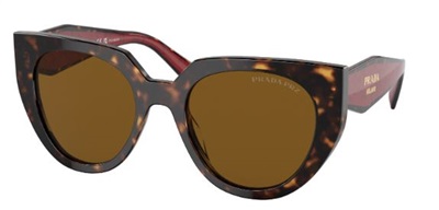 Prada PR14WS Brown Sunglasses 2AU5Y1