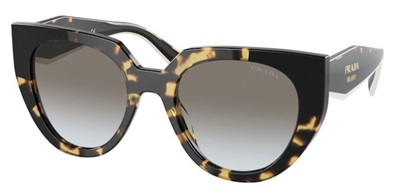 Prada PR14WS солнцезащитные очки, коричневые/чёрные, 01M0A7