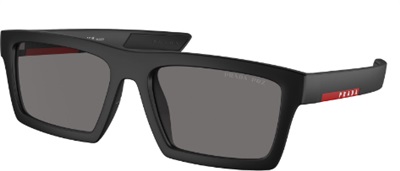 Prada Linea Rossa PS02ZSU 1BO02G — чёрные поляризационные солнцезащитные очки