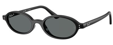 Ray-Ban RB4472 667781: чёрные поляризационные солнцезащитные очки