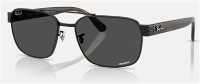 Ray-Ban RB3751CH 002/K8 — мужские поляризационные солнцезащитные очки, чёрные