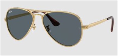 Ray-Ban RB3925 001/58 — золотые поляризационные солнцезащитные очки