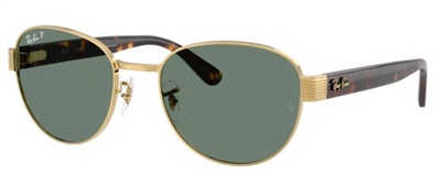 Ray-Ban RB3766CH Gold Polarized Sunglasses 001/O9