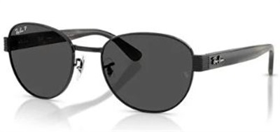 Ray-Ban RB3766CH Men's Polarized Sunglasses, Black 002/K8