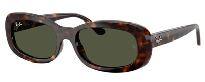 Ray-Ban RB2221 902/31 — мужские солнцезащитные очки, тёмно-коричневые