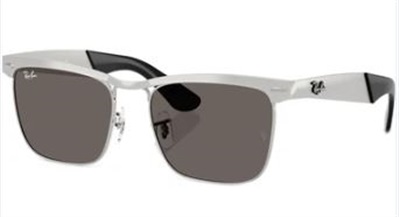 Ray-Ban RB3875 019/B1 Silver Men's Sunglasses