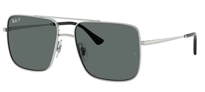 Ray-Ban RB3758 003/81 Silver Polarized Men's Sunglasses