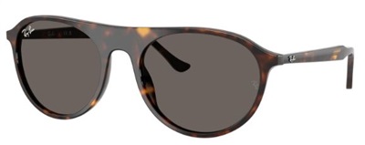 Ray-Ban RB2215 902/48 — мужские солнцезащитные очки, тёмно-коричневые