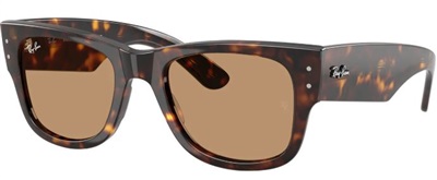 Ray-Ban Mega Wayfarer RB0840S солнцезащитные очки, тёмно-коричневые 902/1A