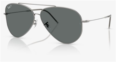 Солнцезащитные очки Ray-Ban Aviator Reverse RBR0101S, серебристые 004/81