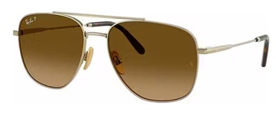 Ray-Ban RB8097 Güneş Gözlüğü Altın 9265M2 Polarize