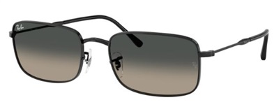 Ray-Ban RB3746 мужские солнцезащитные очки, чёрные 002/71