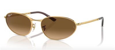 Ray-Ban RB3734 Güneş Gözlüğü Altın 001/M2 Polarize